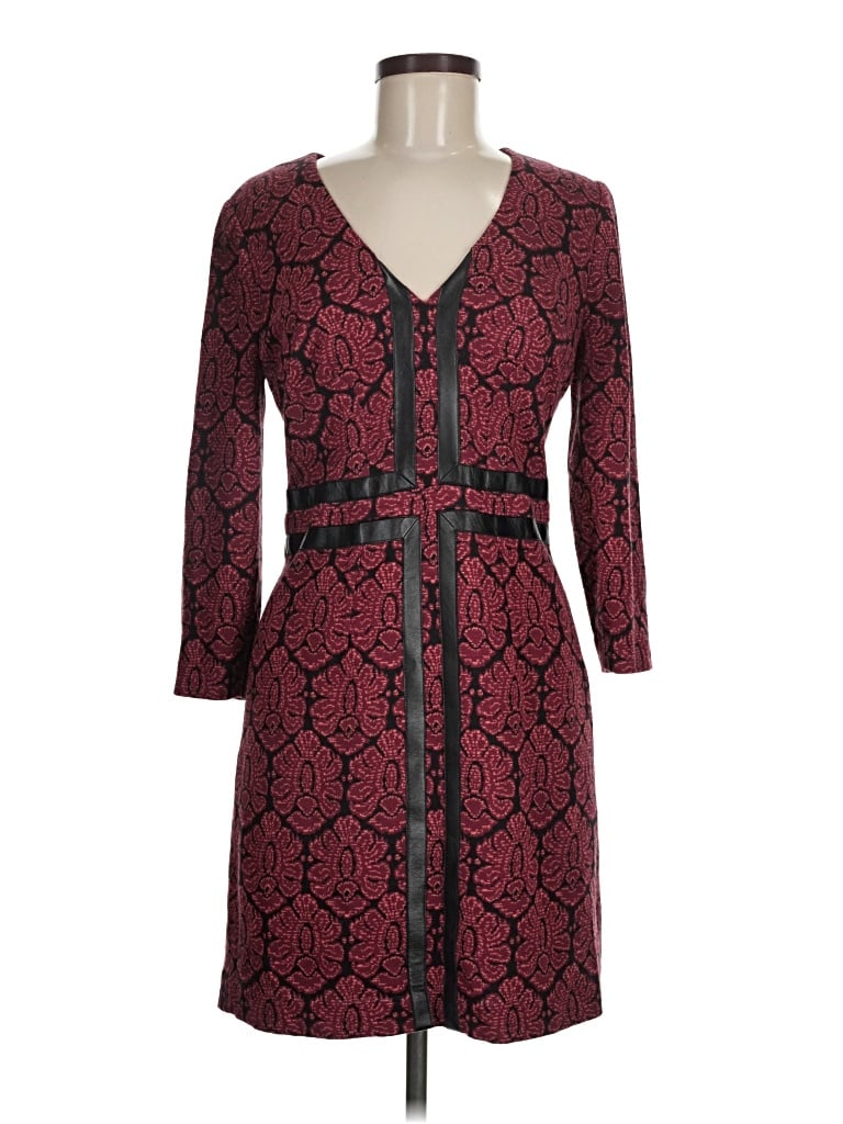 Pre-owned Tracy Reese Casual Dress In Burgundy