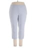 dalia Solid Blue Casual Pants Size 22W - photo 1