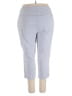 dalia Solid Blue Casual Pants Size 22W - photo 2