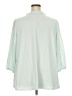 Lane Bryant 100% Polyester Green 3/4 Sleeve Blouse Size 22 - 24 Plus - photo 2