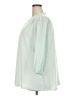 Lane Bryant 100% Polyester Green 3/4 Sleeve Blouse Size 22 - 24 Plus - photo 5
