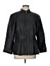 J.Jill 100% Leather Black Leather Jacket Size L - photo 1