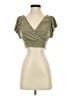 Urban Romantics Green Short Sleeve Top Size S - photo 1