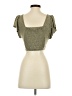 Urban Romantics Green Short Sleeve Top Size S - photo 2