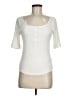 J.Crew Ivory Short Sleeve Top Size M - photo 1