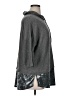 Bobeau Solid Gray Poncho Size 1X - photo 4