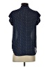 Lily White 100% Polyester Blue Short Sleeve Blouse Size S - photo 2