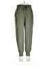 Cali Solid Green Casual Pants Size L - photo 1