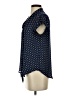 Lily White 100% Polyester Blue Short Sleeve Blouse Size S - photo 5