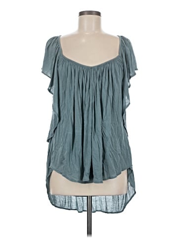 Free People Short Sleeve Blouse (view 1)