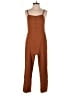 Old Navy Solid Brown Jumpsuit Size S - photo 1