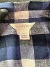 Caslon Checkered-gingham Blue Short Sleeve Button-Down Shirt Size S - photo 4