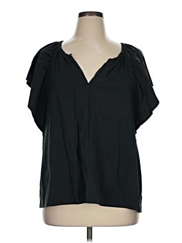Banana Republic Factory Store Short Sleeve Blouse (view 1)