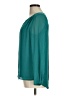 Naked Zebra 100% Polyester Teal Long Sleeve Blouse Size M - photo 5