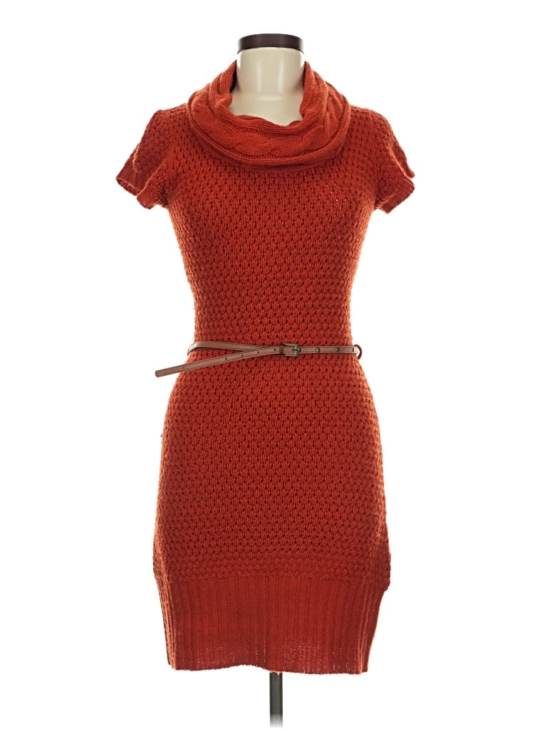 Pre-owned Derek Heart Casual Dress In Orange