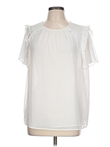 Ann Taylor LOFT Short Sleeve Blouse (view 1)