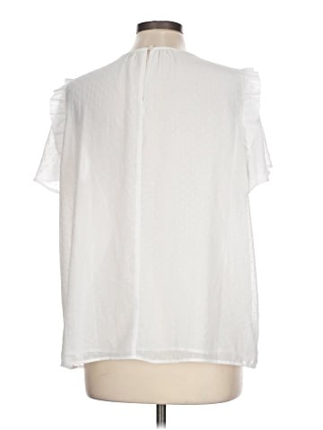 Ann Taylor LOFT Short Sleeve Blouse (view 2)