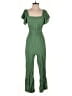 Robert Louis 100% Rayon Solid Green Jumpsuit Size S - photo 1