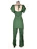 Robert Louis 100% Rayon Solid Green Jumpsuit Size S - photo 2