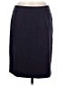Karin Stevens Solid Black Casual Skirt Size 8 Petite - photo 1