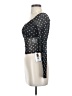 Shein Polka Dots Black Long Sleeve T-Shirt Size 2 - photo 5