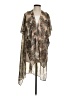 Dex 100% Polyester Tan Brown Kimono Size S - photo 1