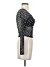 Shein Polka Dots Black Long Sleeve T-Shirt Size 2 - photo 4