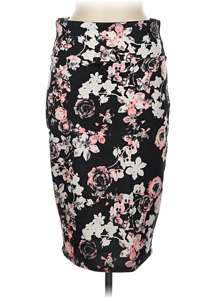 Pre-owned Ultra Flirt Formal Skirt In Black