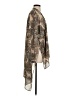 Dex 100% Polyester Tan Brown Kimono Size S - photo 4