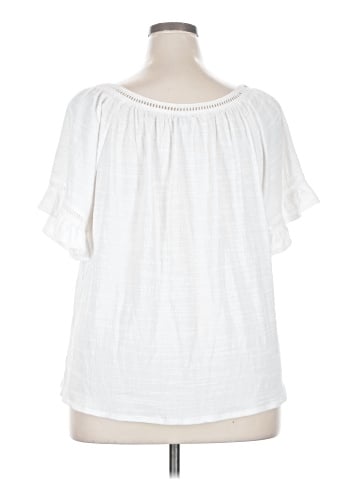 Max Studio Short Sleeve Blouse (view 2)