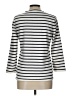 Lauren by Ralph Lauren Stripes Silver Pullover Sweater Size L - photo 2