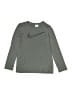 Nike 100% Polyester Gray Long Sleeve T-Shirt Size M (youth) - photo 1