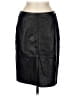 Halogen 100% Leather Black Leather Skirt Size 6 - photo 1