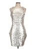 Shein Curve Metallic Silver Cocktail Dress Size 12 Plus (0) - photo 1