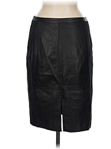 Halogen Leather Skirt (view 2)