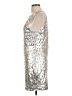 Shein Curve Metallic Silver Cocktail Dress Size 12 Plus (0) - photo 5
