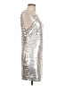 Shein Curve Metallic Silver Cocktail Dress Size 12 Plus (0) - photo 4
