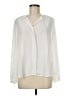 J.Crew 100% Polyester Ivory Long Sleeve Blouse Size M - photo 1