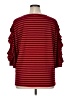Southern Lady Red 3/4 Sleeve Top Size 1X - photo 2