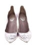 Rene Caovilla 100% Leather Metallic Pink Purple Vintage Heels Size EU 36 1/2 - photo 2