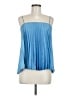 Vince. 100% Polyester Blue Sleeveless Blouse Size M - photo 1