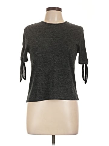Zara W&B Collection Short Sleeve Top (view 1)