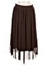 Anthony Original 100% Polyester Solid Brown Casual Skirt Size M - photo 1