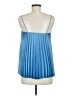 Vince. 100% Polyester Blue Sleeveless Blouse Size M - photo 2