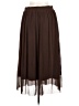 Anthony Original 100% Polyester Solid Brown Casual Skirt Size M - photo 2