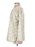 Vermani 100% Cotton Floral Ivory Long Sleeve Button-Down Shirt Size S - photo 5