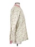 Vermani 100% Cotton Floral Ivory Long Sleeve Button-Down Shirt Size S - photo 4