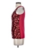 Maner 100% Polyester Red Sleeveless Top Size S - photo 5