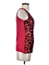 Maner 100% Polyester Red Sleeveless Top Size S - photo 4