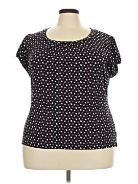 Worthington Short Sleeve Blouse (view 1)